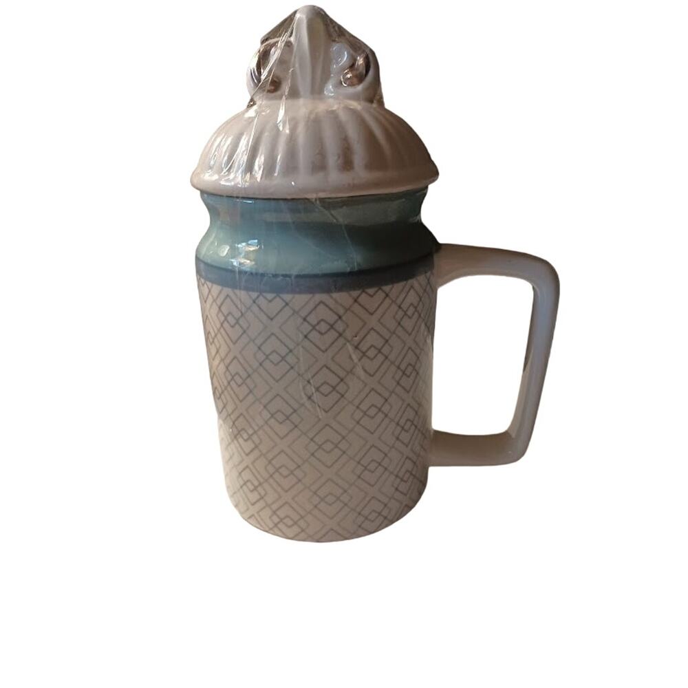 Edible Arrangement Large Ceramic Mug 28 Oz. With Ceramic Lid